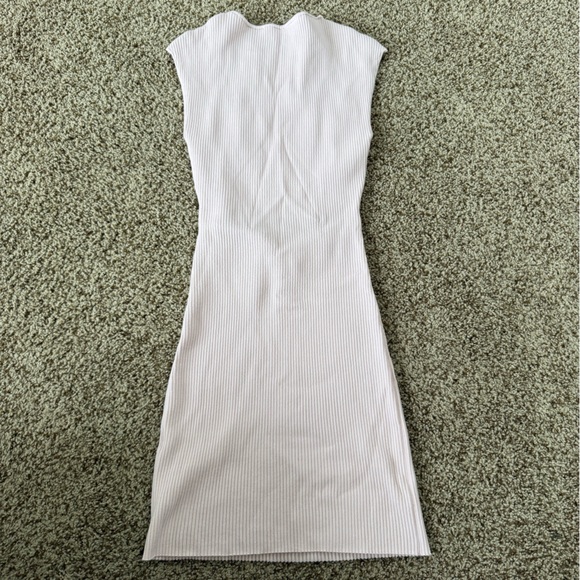 Aritzia Wilfred Blush Ribbed Dress - Picture 3 of 3